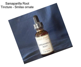 Sarsaparilla Root Tincture - Smilax ornate