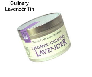 Culinary Lavender Tin