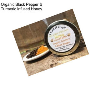 Organic Black Pepper & Turmeric Infused Honey