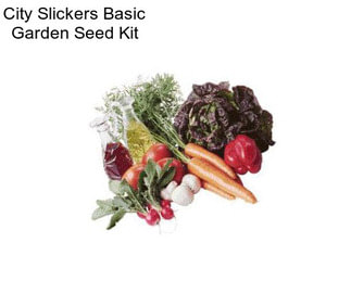 City Slickers Basic Garden Seed Kit