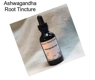 Ashwagandha Root Tincture