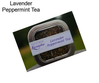 Lavender Peppermint Tea