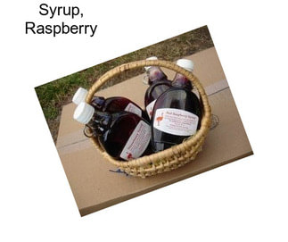 Syrup, Raspberry