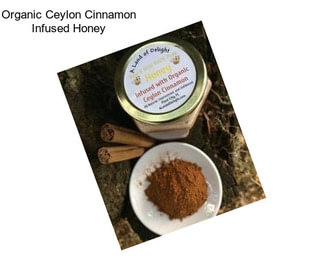 Organic Ceylon Cinnamon Infused Honey