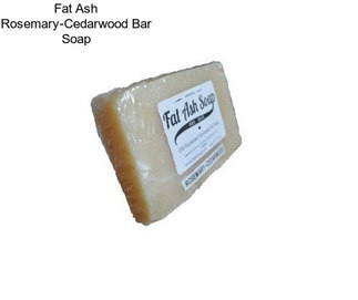 Fat Ash Rosemary-Cedarwood Bar Soap