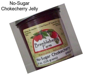 No-Sugar Chokecherry Jelly