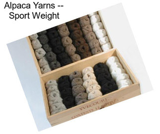 Alpaca Yarns -- Sport Weight