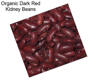 Organic Dark Red Kidney Beans