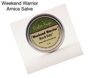 Weekend Warrior Arnica Salve