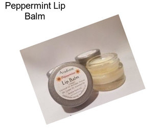 Peppermint Lip Balm