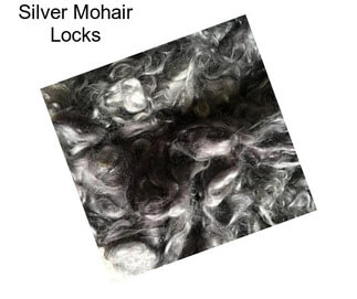 Silver Mohair Locks