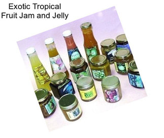 Exotic Tropical Fruit Jam and Jelly