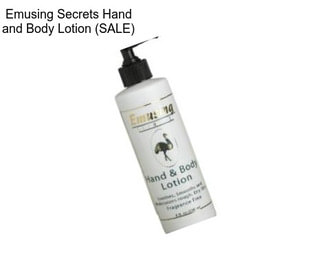 Emusing Secrets Hand and Body Lotion (SALE)