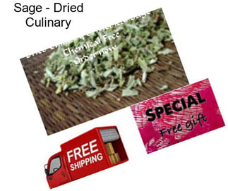 Sage - Dried Culinary