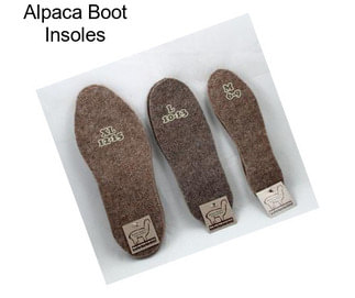 Alpaca Boot Insoles