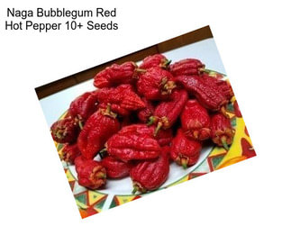 Naga Bubblegum Red Hot Pepper 10+ Seeds