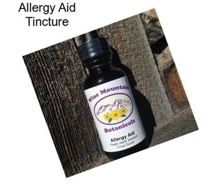 Allergy Aid Tincture