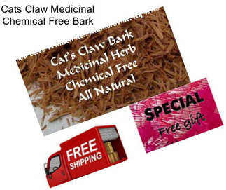 Cats Claw Medicinal Chemical Free Bark