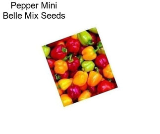 Pepper Mini Belle Mix Seeds