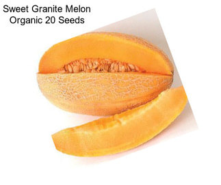 Sweet Granite Melon Organic 20 Seeds