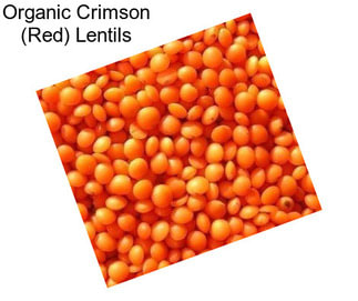 Organic Crimson (Red) Lentils