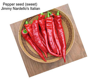 Pepper seed (sweet)  Jimmy Nardello\'s Italian