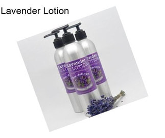 Lavender Lotion