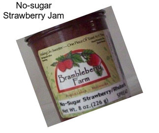 No-sugar Strawberry Jam