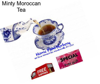 Minty Moroccan Tea
