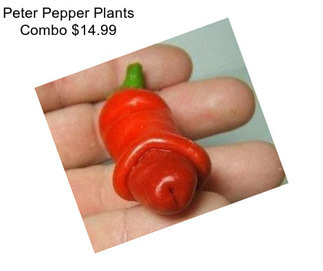 Peter Pepper Plants Combo $14.99