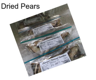 Dried Pears