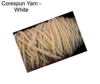 Corespun Yarn - White