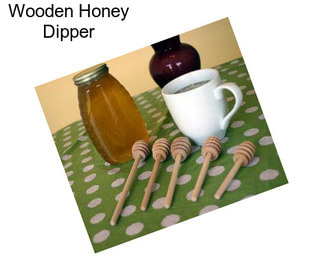 Wooden Honey Dipper