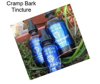 Cramp Bark Tincture