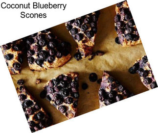 Coconut Blueberry Scones