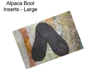Alpaca Boot Inserts - Large