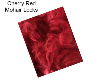 Cherry Red Mohair Locks