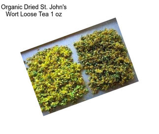Organic Dried St. John\'s Wort Loose Tea 1 oz
