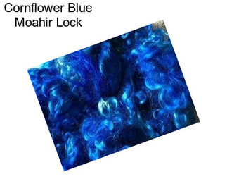 Cornflower Blue Moahir Lock