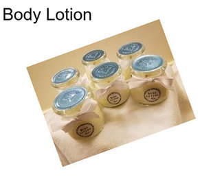 Body Lotion