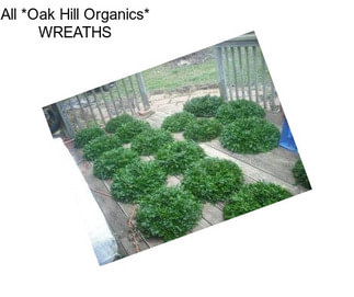 All *Oak Hill Organics* WREATHS