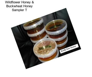 Wildflower Honey & Buckwheat Honey Sampler T