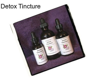 Detox Tincture