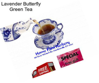 Lavender Butterfly Green Tea