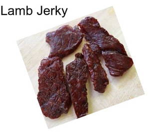 Lamb Jerky