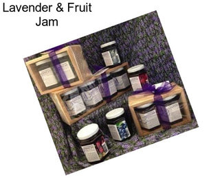 Lavender & Fruit Jam