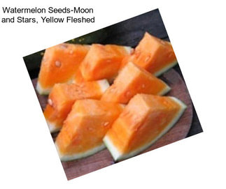 Watermelon Seeds-Moon and Stars, Yellow Fleshed