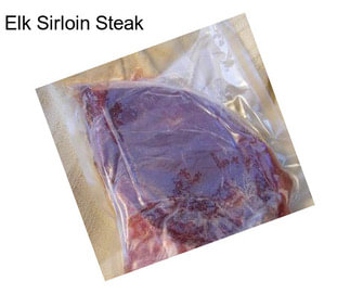 Elk Sirloin Steak