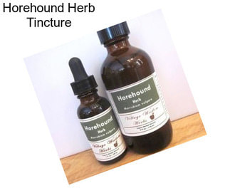 Horehound Herb Tincture
