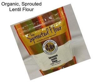 Organic, Sprouted Lentil Flour